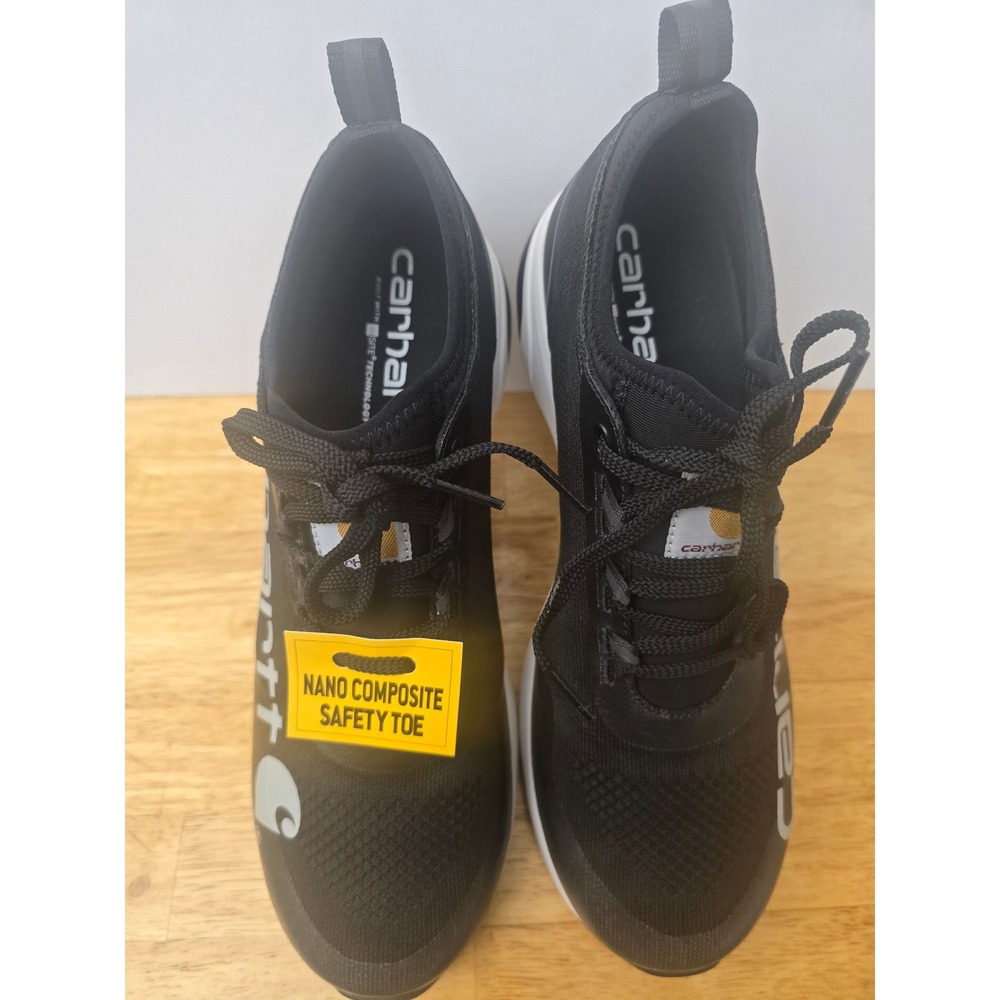 Men's Carhartt Force Nano Composite Toe Black Work Shoes FA3403-M Size 11.5M - Picture 7 of 10